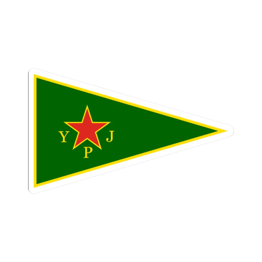 YPJ Flag (Syria) STICKER Vinyl Kiss-Cut Decal