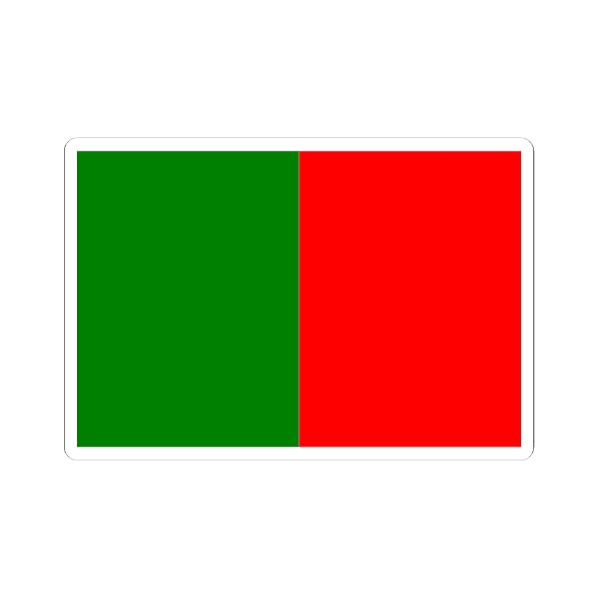 Flag of Bourges (France) STICKER Vinyl Kiss-Cut Decal