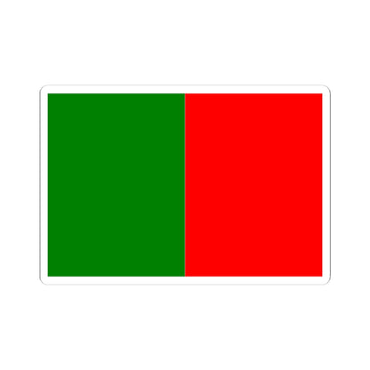 Flag of Bourges (France) STICKER Vinyl Kiss-Cut Decal