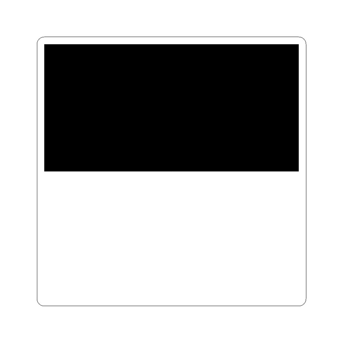 Flag of Canton of Fribourg (Switzerland) STICKER Vinyl Kiss-Cut Decal