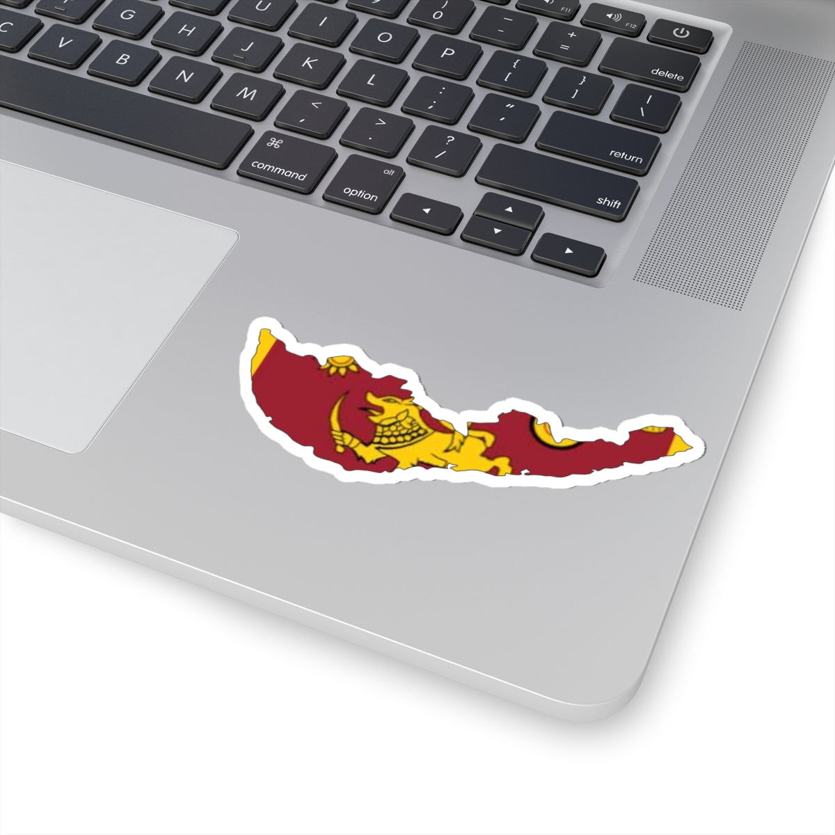 Southern Province Flag-map (Sri Lanka) STICKER Vinyl Kiss-Cut Decal