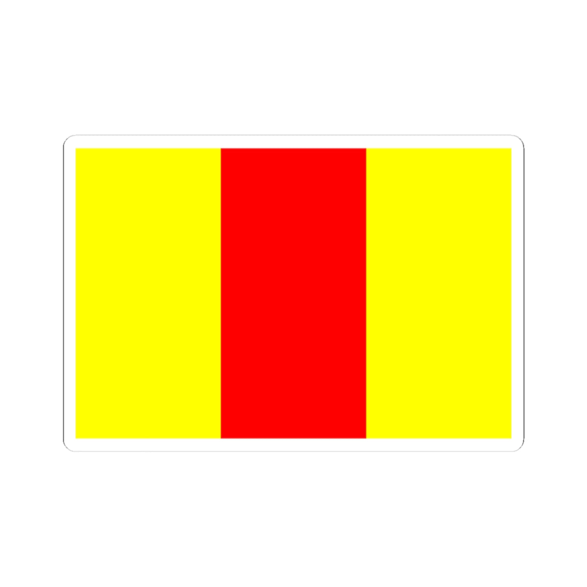 Flag of Guerlesquin (France) STICKER Vinyl Kiss-Cut Decal