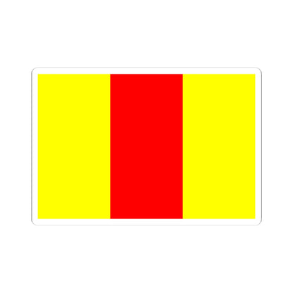 Flag of Guerlesquin (France) STICKER Vinyl Kiss-Cut Decal
