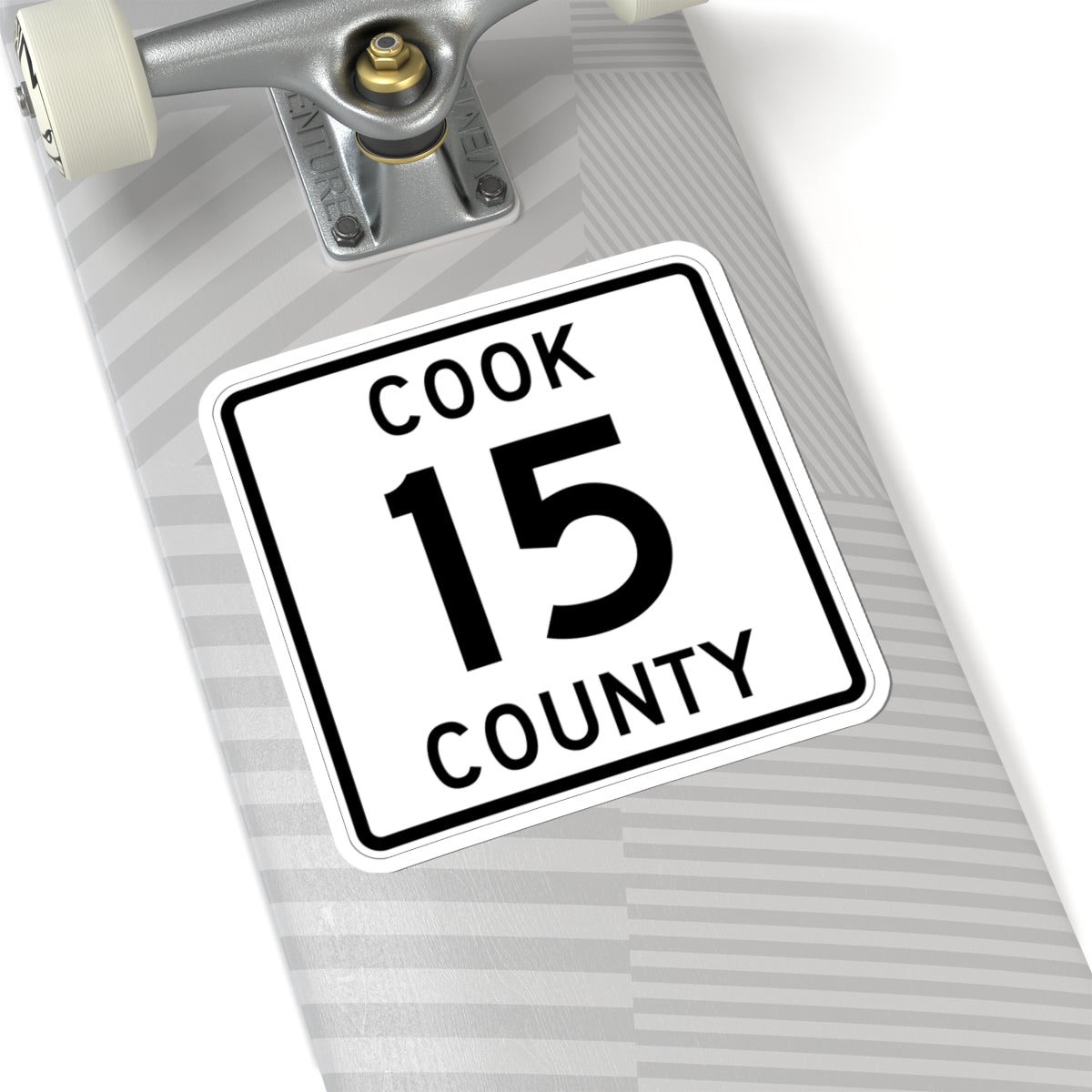 Cook County 15 MN (Minnesota) (Road Sign) STICKER Vinyl Kiss-Cut Decal