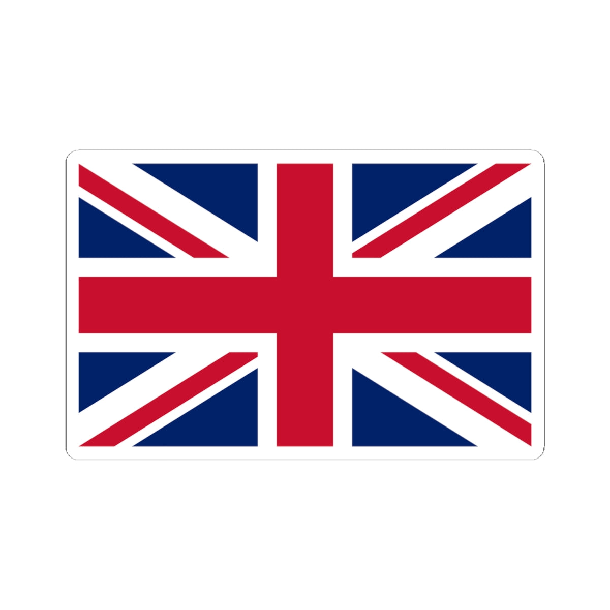 Flag of the United Kingdom 5-8 (United Kingdom) STICKER Vinyl Kiss-Cut Decal