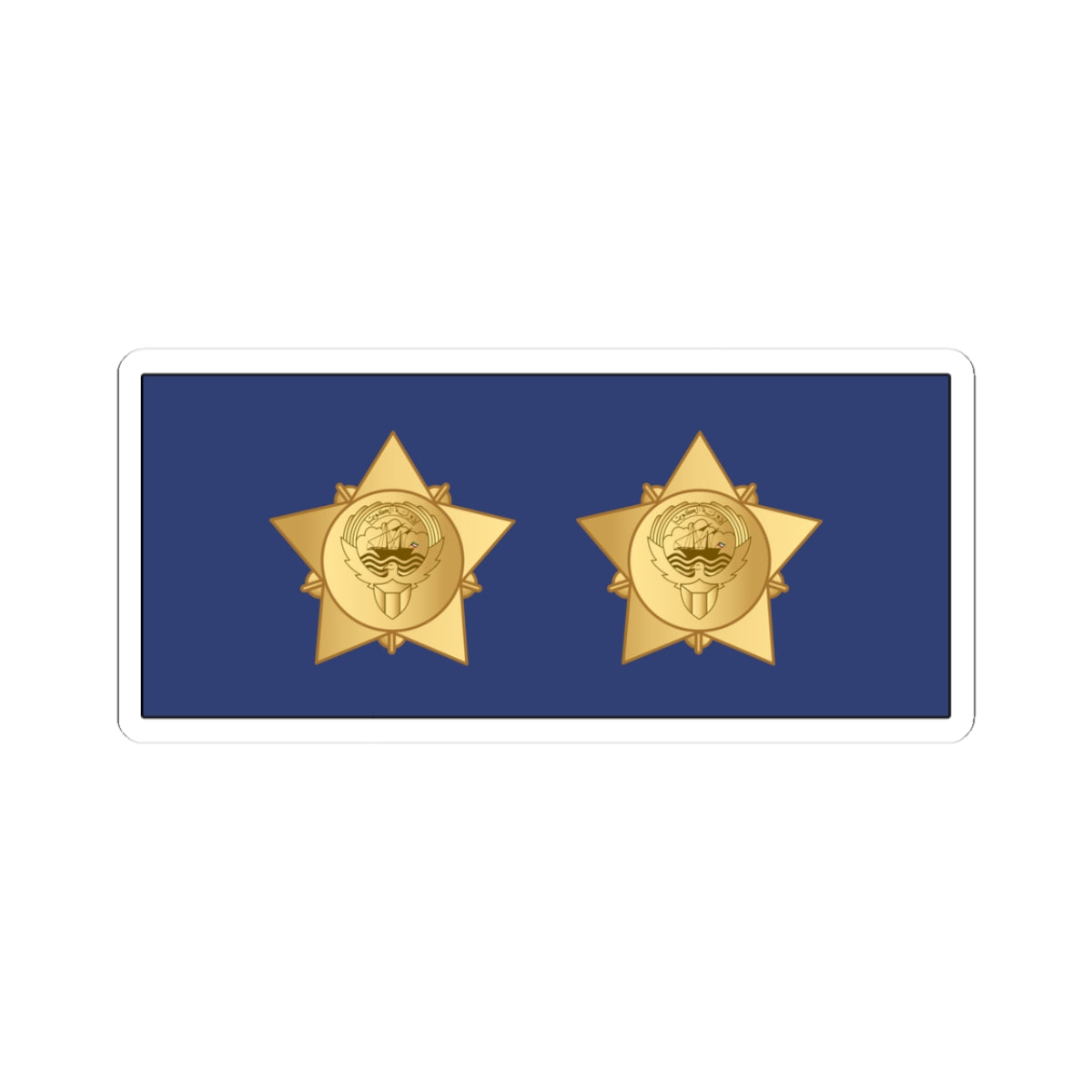 06. KAF CWO (Kuwait) (Military Rank) STICKER Vinyl Kiss-Cut Decal