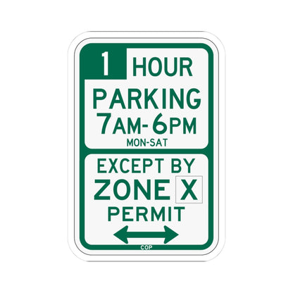 PBOT Road sign P4436 (Oregon) (Road Sign) STICKER Vinyl Kiss-Cut Decal