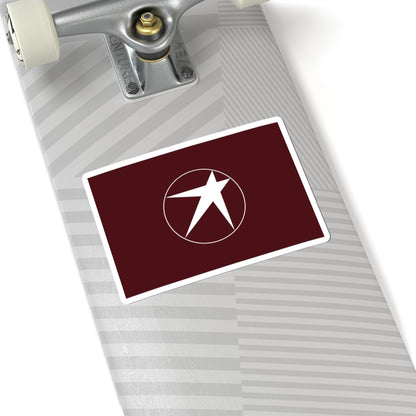 Flag of Omi Nagano (Japan) STICKER Vinyl Kiss-Cut Decal