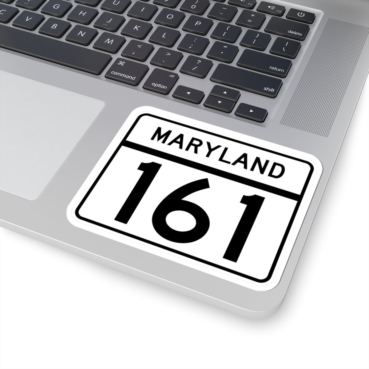 MD Route 161 (Maryland) (Road Sign) STICKER Vinyl Kiss-Cut Decal