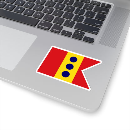Flag of Lieutenant General Spain 1923-1931 1938-1977 (Spain) STICKER Vinyl Kiss-Cut Decal