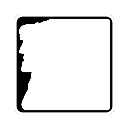 NH Route blank (New Hampshire) (Road Sign) STICKER Vinyl Kiss-Cut Decal