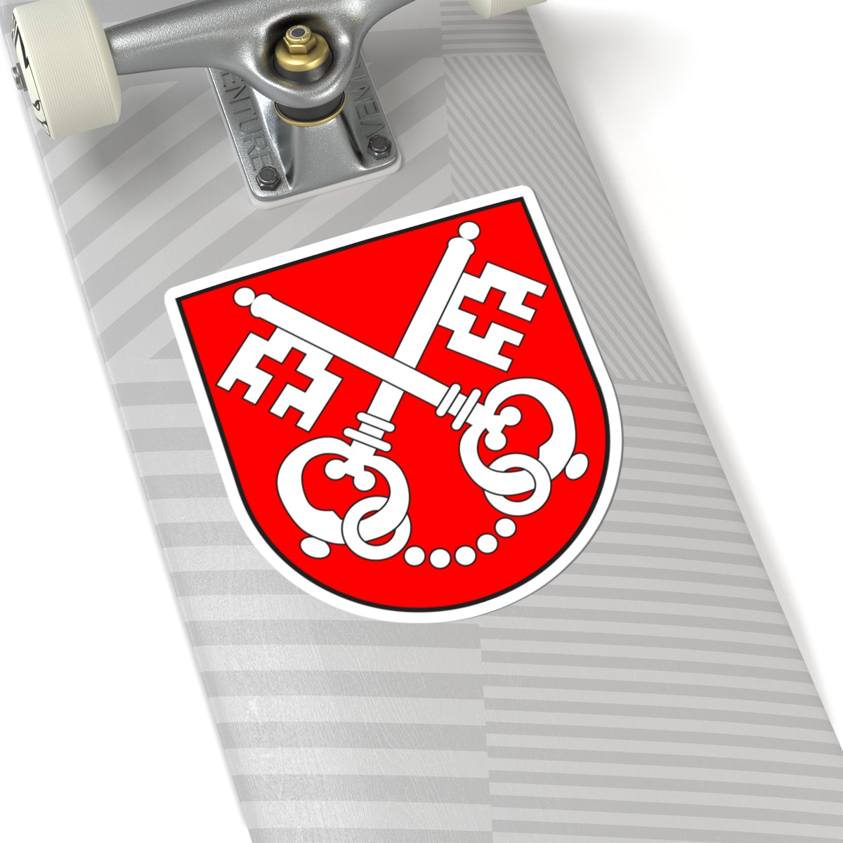 Poschiavo wappen (Switzerland) (Coat of Arms) STICKER Vinyl Kiss-Cut Decal