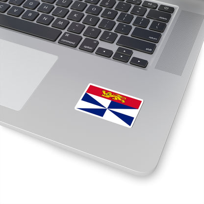 Flag of Gironde (France) STICKER Vinyl Kiss-Cut Decal