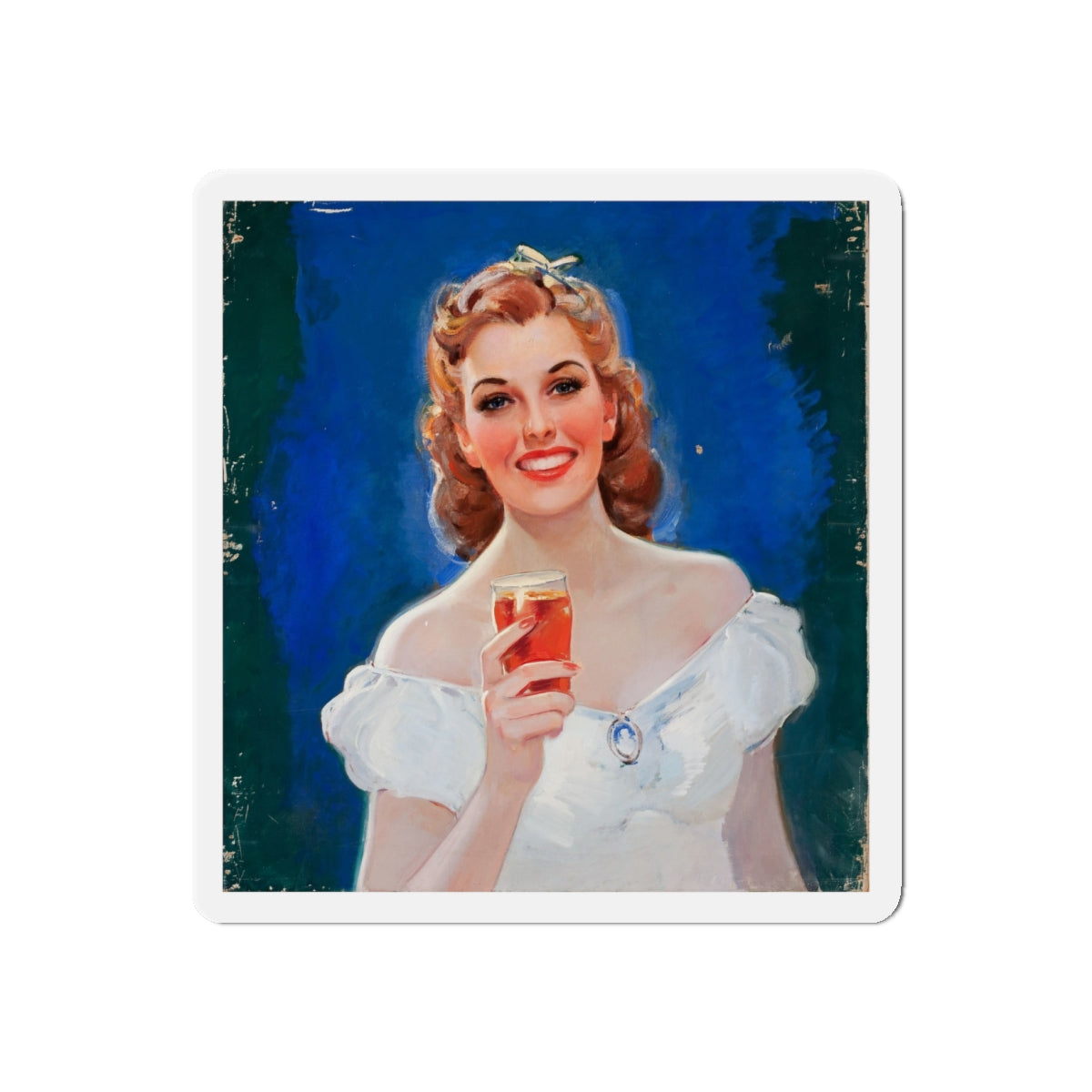 Soda ad illustration (Magazine Illustration) Refrigerator Magnet