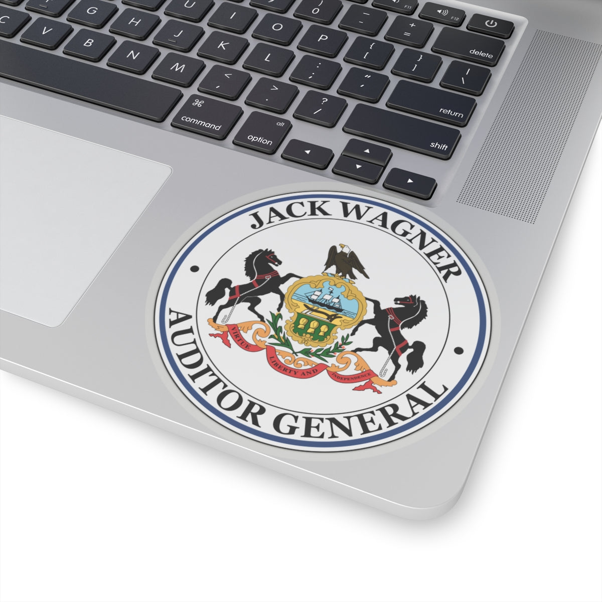 Seal of the Auditor General of Pennsylvania Jack Wagner - STICKER Vinyl Kiss-Cut Decal