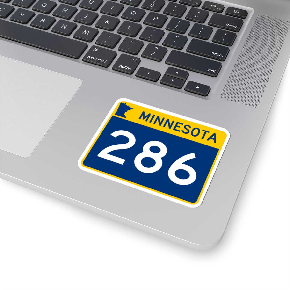 MN-286 wide (Minnesota) (Road Sign) STICKER Vinyl Kiss-Cut Decal