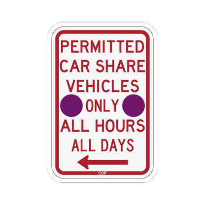 PBOT Road sign P4500L-P (Oregon) (Road Sign) STICKER Vinyl Kiss-Cut Decal