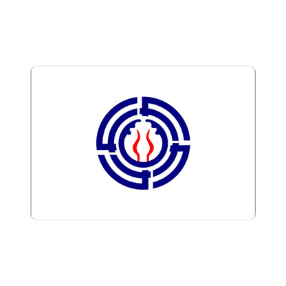 Flag of Shikabe Hokkaido (Japan) STICKER Vinyl Kiss-Cut Decal