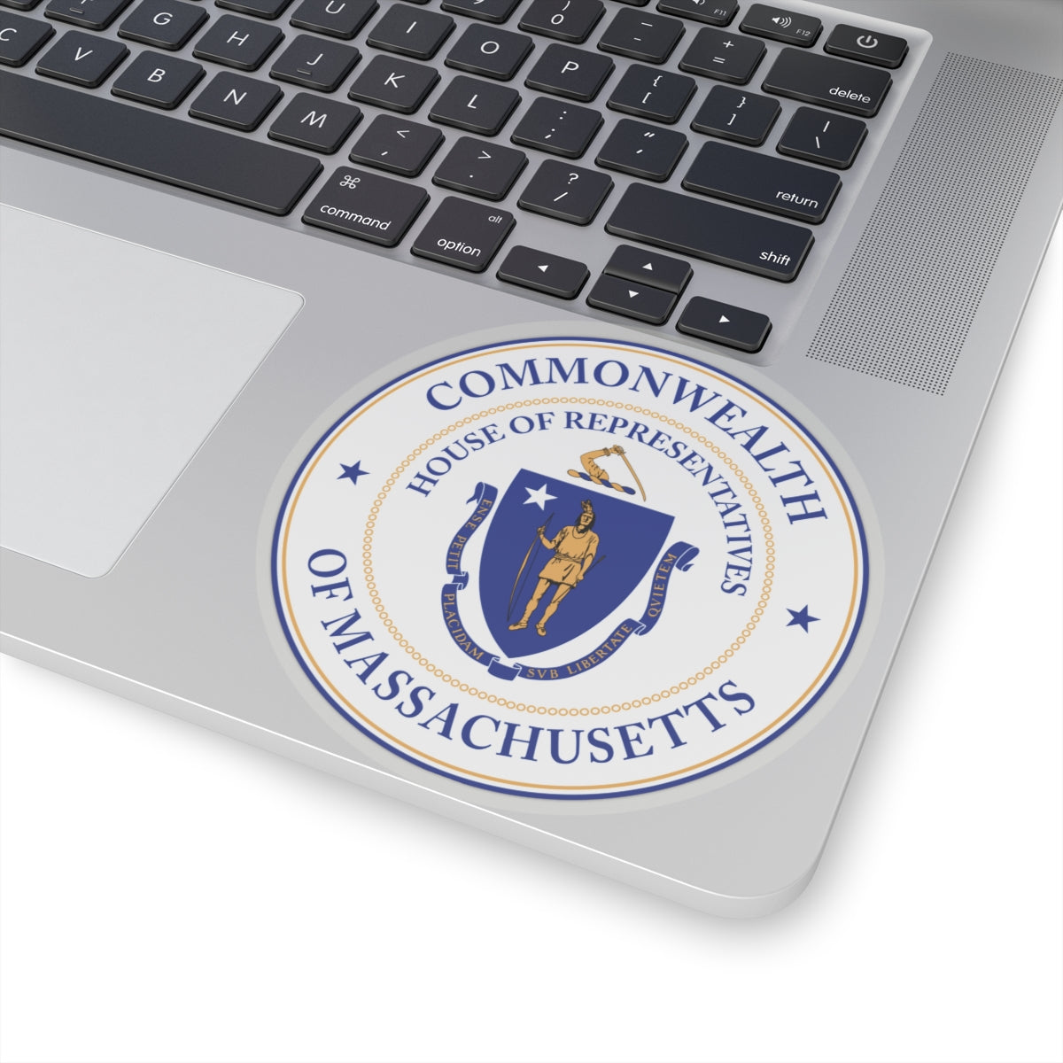 Seal of the House of Representatives of Massachusetts - STICKER Vinyl Kiss-Cut Decal