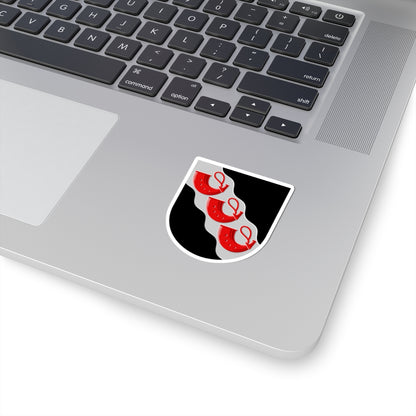 Äänekoski.vaakuna.1954 (Finland) (Coat of Arms) STICKER Vinyl Kiss-Cut Decal