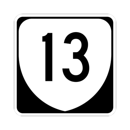 Virginia 13 (Virginia) (Road Sign) STICKER Vinyl Kiss-Cut Decal