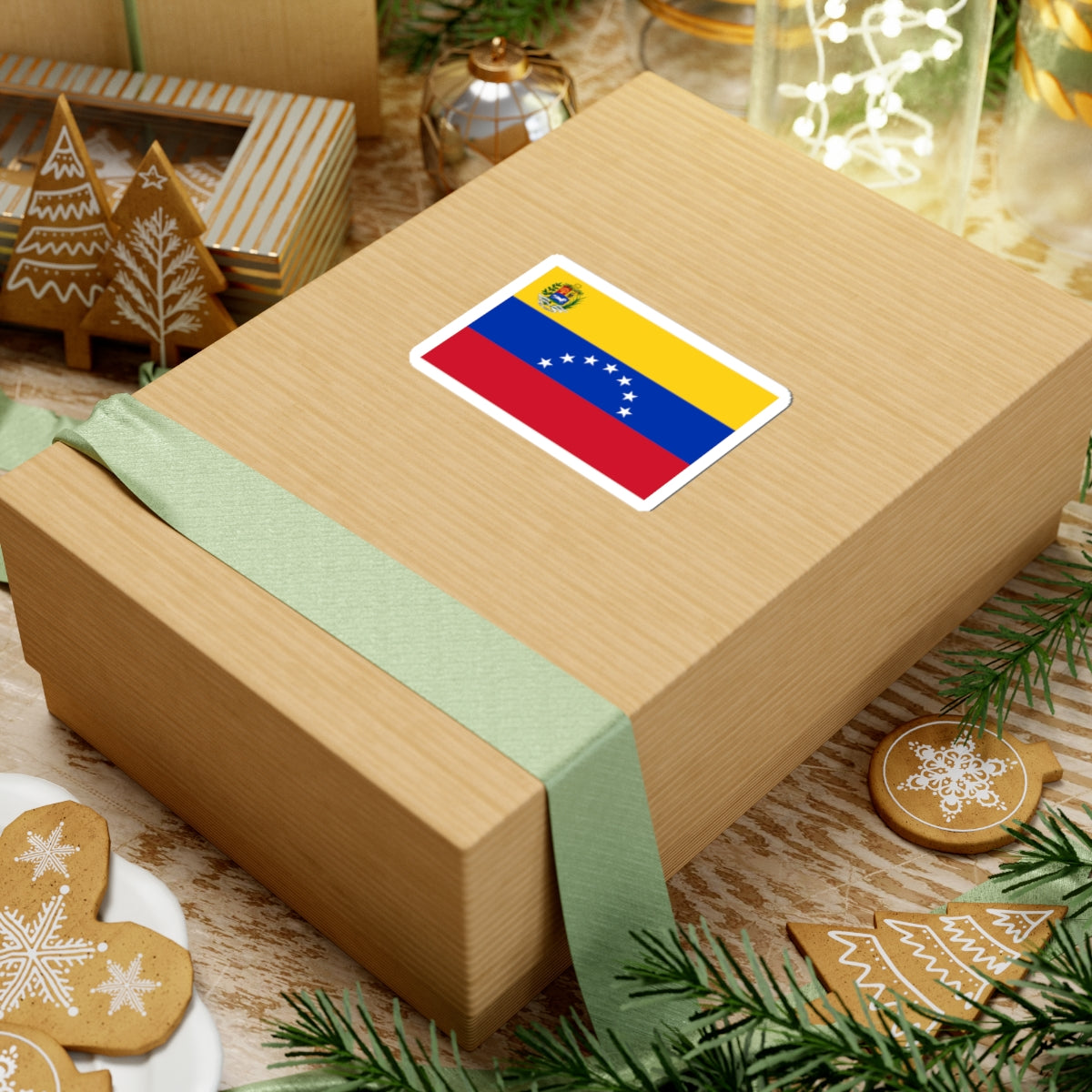 State flag of Venezuela 1930-1954 (Venezuela) STICKER Vinyl Kiss-Cut Decal