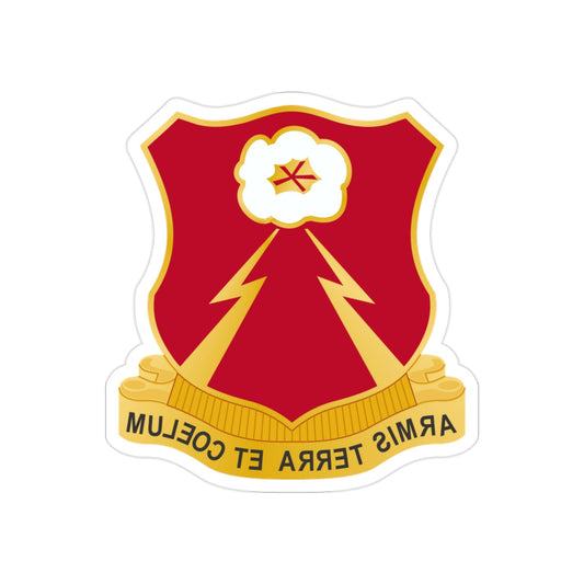 149th Antiaircraft Artillery Automatic Weapons Battalion (U.S. Army) REVERSE PRINT Transparent STICKER-2" × 2"-The Sticker Space