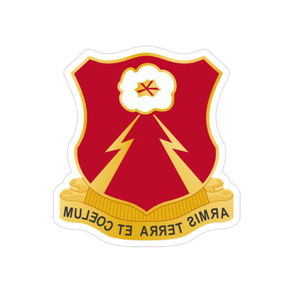 149th Antiaircraft Artillery Automatic Weapons Battalion (U.S. Army) REVERSE PRINT Transparent STICKER-3" × 3"-The Sticker Space