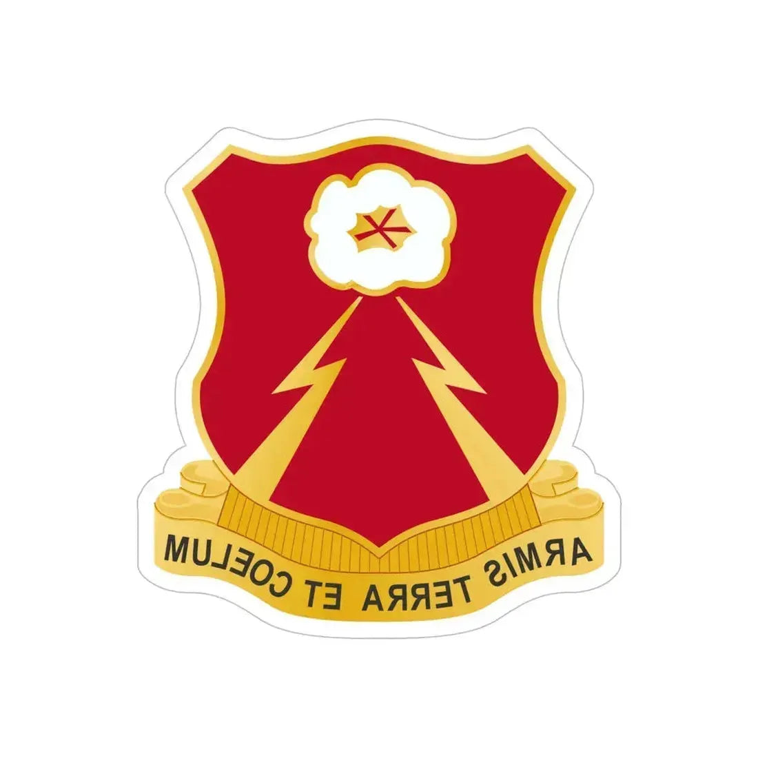 149th Antiaircraft Artillery Automatic Weapons Battalion (U.S. Army) REVERSE PRINT Transparent Die-Cut STICKER 6 Inch Die-Cut Transparent - The Sticker Space