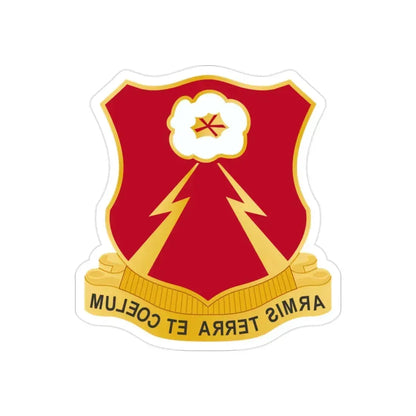 149th Antiaircraft Artillery Automatic Weapons Battalion (U.S. Army) REVERSE PRINT Transparent Die-Cut STICKER - The Sticker Space