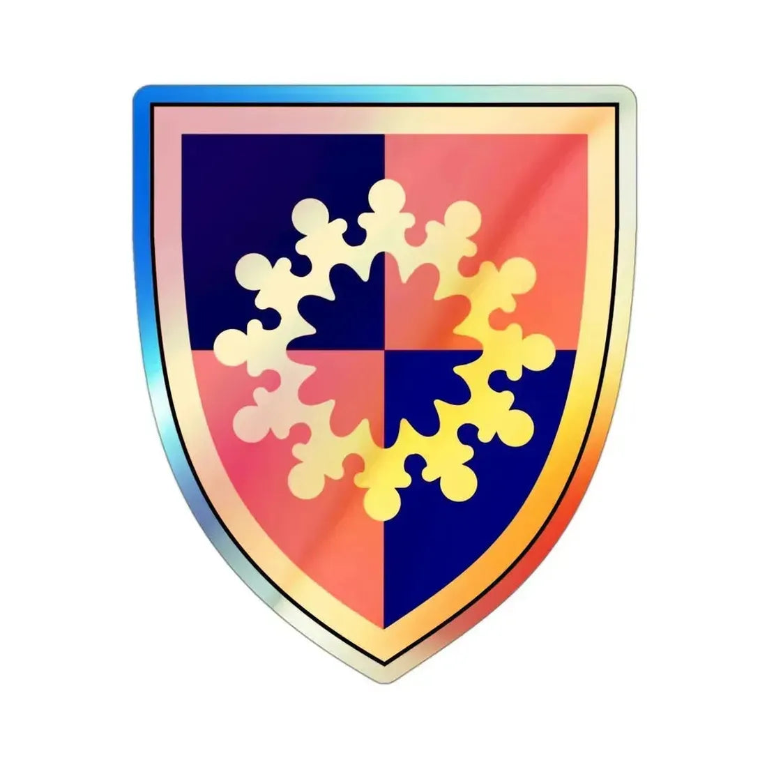 149th Maneuver Enhancement Brigade (U.S. Army) Holographic STICKER Die-Cut Vinyl Decal 3 Inch Holographic - The Sticker Space