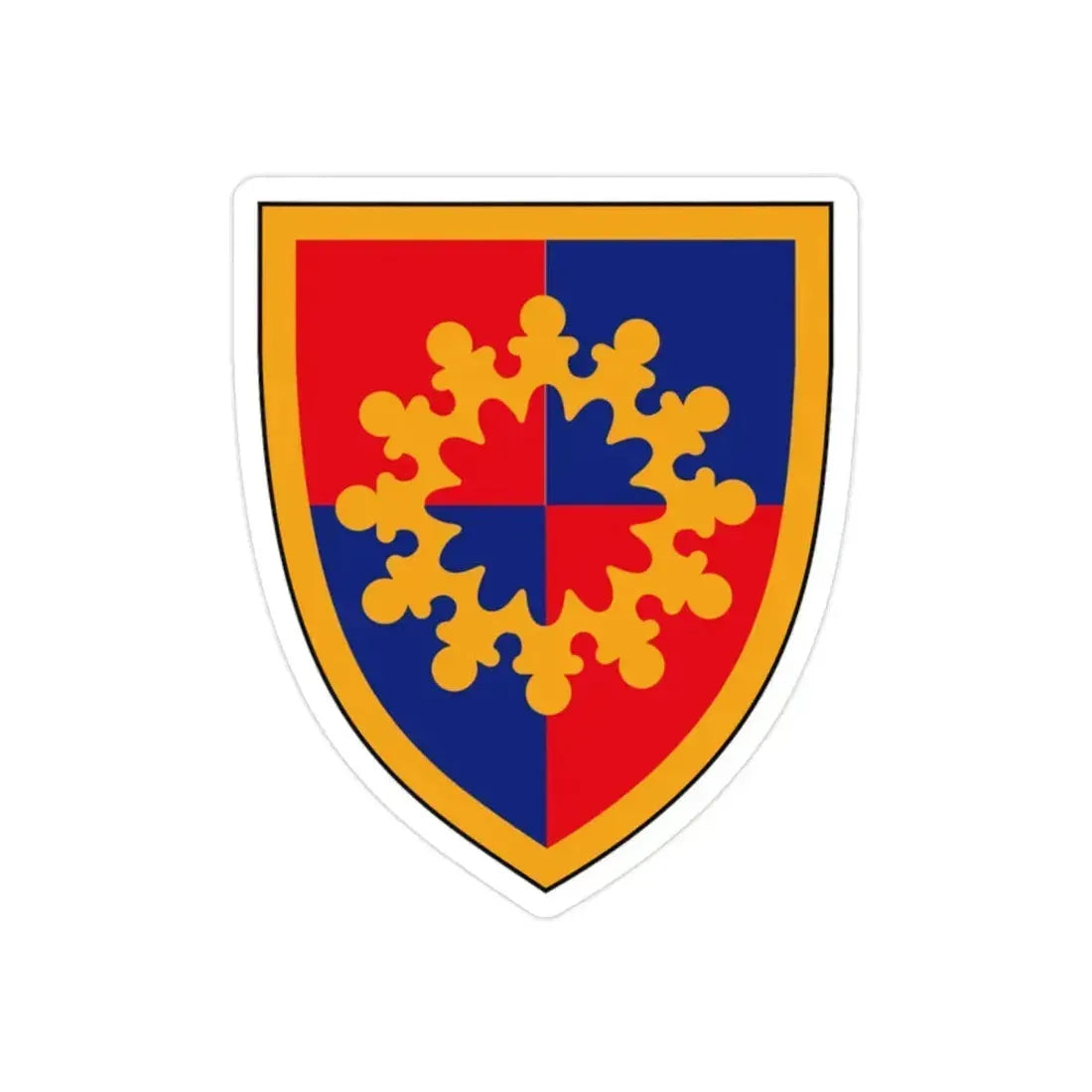 149th Maneuver Enhancement Brigade (U.S. Army) REVERSE PRINT Transparent Die-Cut STICKER 2 Inch Die-Cut Transparent - The Sticker Space