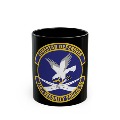 149th Security Forces Squadron (U.S. Air Force) Black Coffee Mug-11oz-The Sticker Space