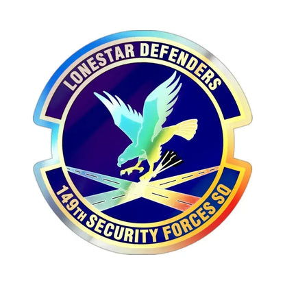 149th Security Forces Squadron (U.S. Air Force) Holographic STICKER Die-Cut Vinyl Decal 2 Inch Holographic - The Sticker Space