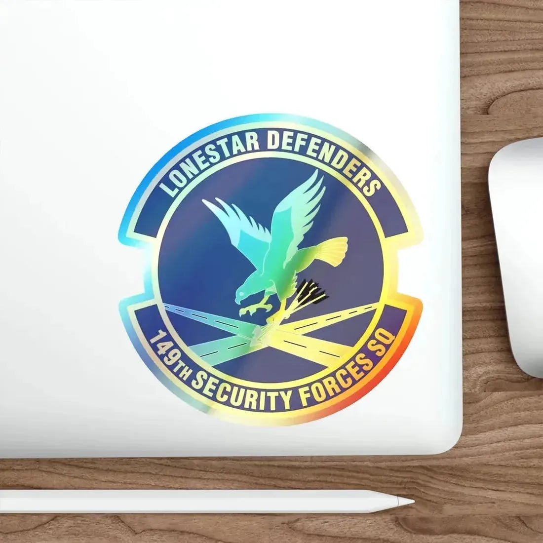 149th Security Forces Squadron (U.S. Air Force) Holographic STICKER Die-Cut Vinyl Decal - The Sticker Space