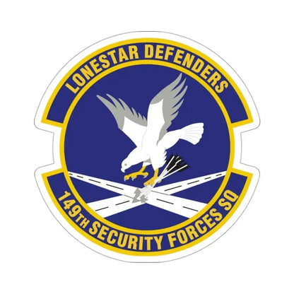 149th Security Forces Squadron (U.S. Air Force) STICKER Vinyl Die-Cut Decal 3 Inch - The Sticker Space