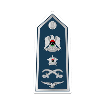 14.Libyan Air Force LG (Libya) (Military Rank) STICKER Vinyl Kiss-Cut Decal 2 Inch White - The Sticker Space