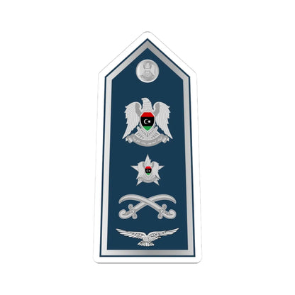 14.Libyan Air Force LG (Libya) (Military Rank) STICKER Vinyl Kiss-Cut Decal 3 Inch White - The Sticker Space