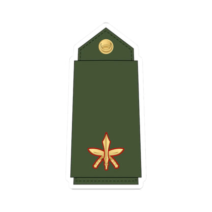 14.Nepalese Army MAJ (Nepal) (Military Rank) STICKER Vinyl Kiss-Cut Decal 2 Inch White - The Sticker Space