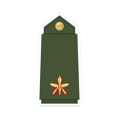 14.Nepalese Army MAJ (Nepal) (Military Rank) STICKER Vinyl Kiss-Cut Decal 3 Inch White - The Sticker Space