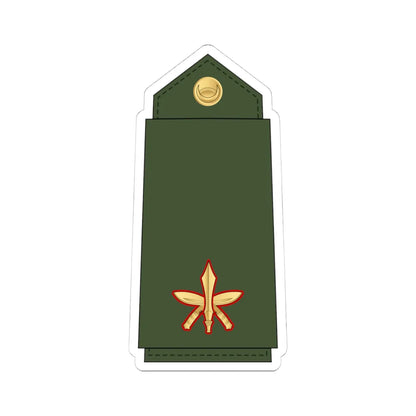 14.Nepalese Army MAJ (Nepal) (Military Rank) STICKER Vinyl Kiss-Cut Decal 4 Inch White - The Sticker Space