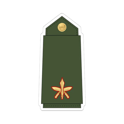 14.Nepalese Army MAJ (Nepal) (Military Rank) STICKER Vinyl Kiss-Cut Decal 6 Inch White - The Sticker Space