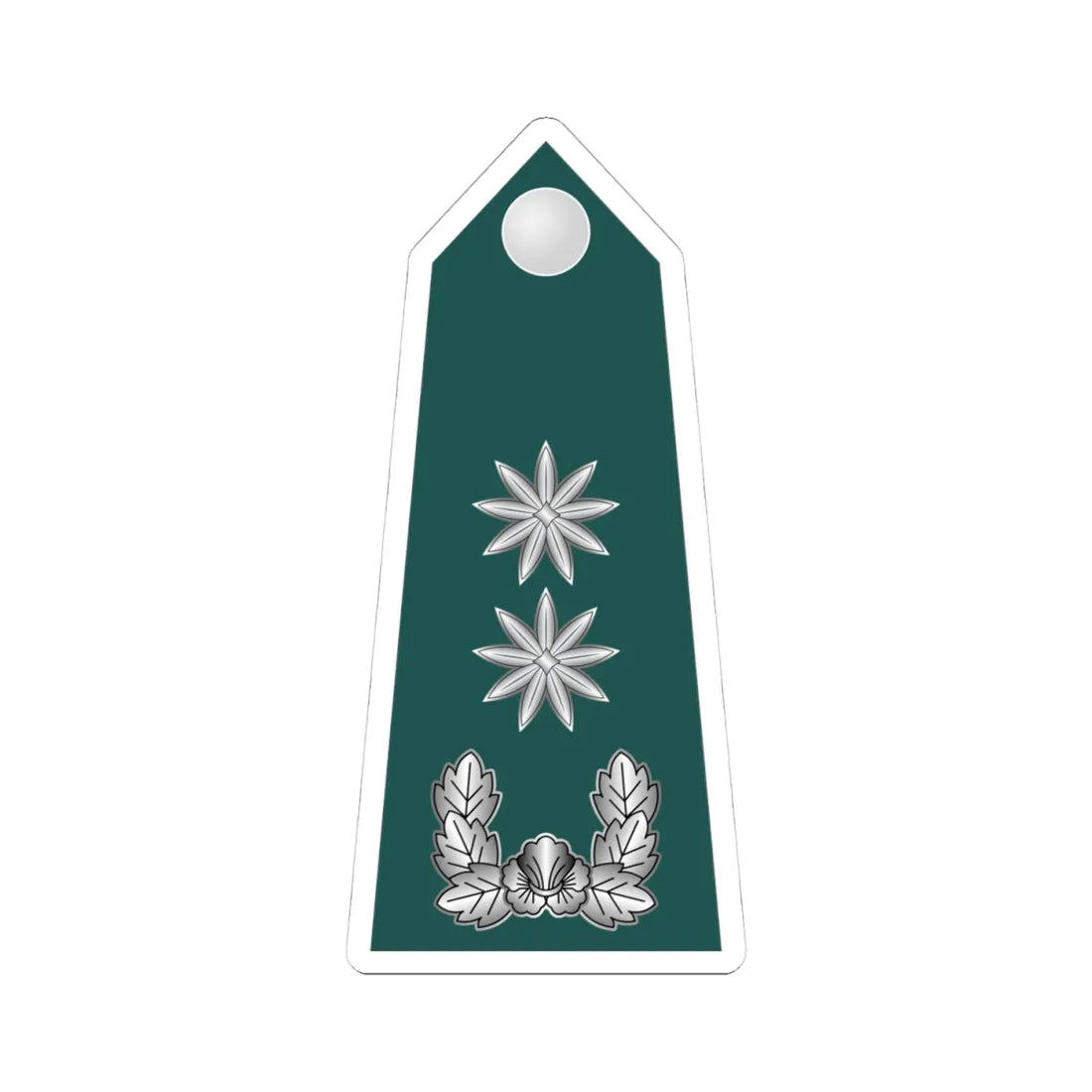 14.SKA LTC (Korea) (Military Rank) STICKER Vinyl Kiss-Cut Decal 4 Inch White - The Sticker Space