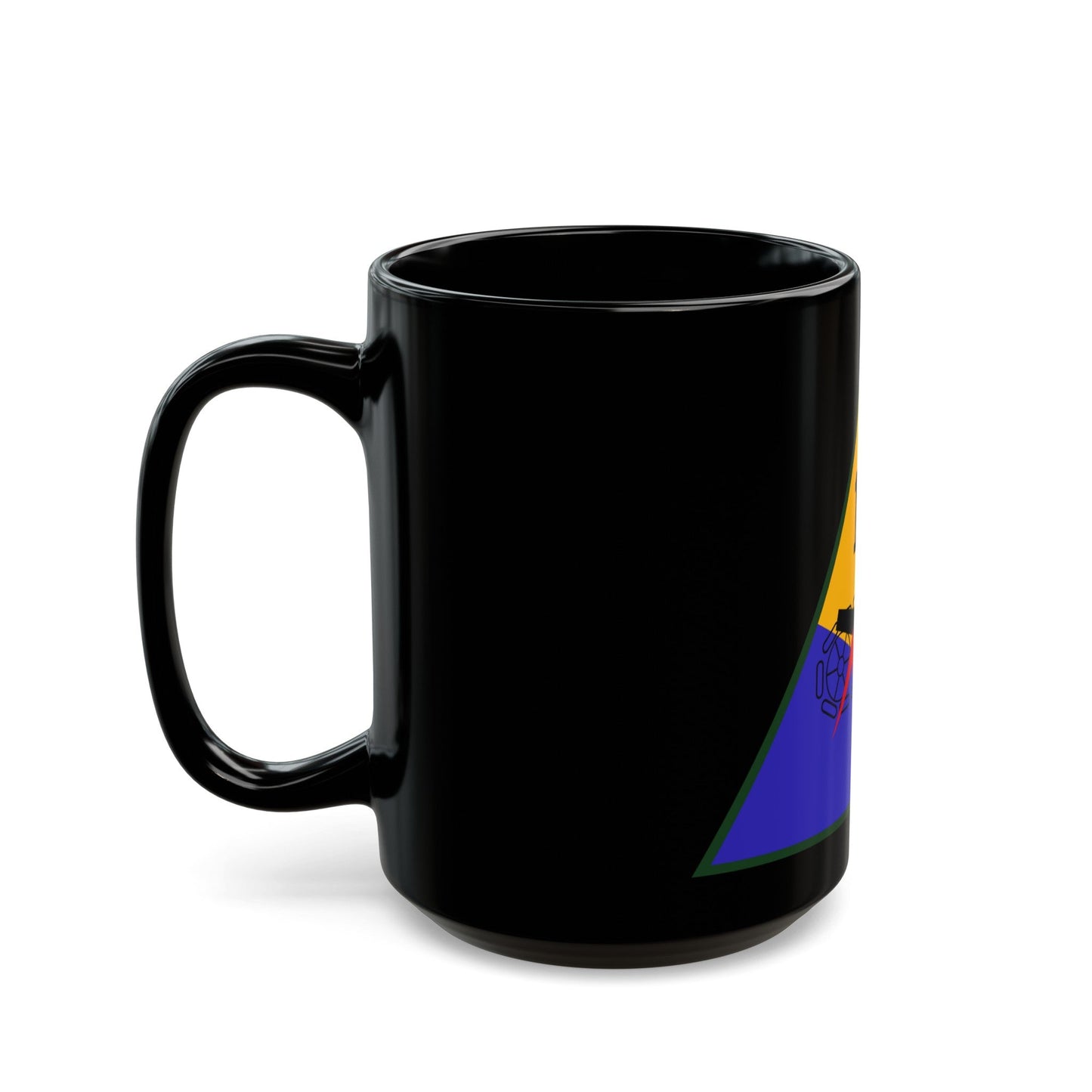 14th Armored Division (U.S. Army) Black Coffee Mug-The Sticker Space