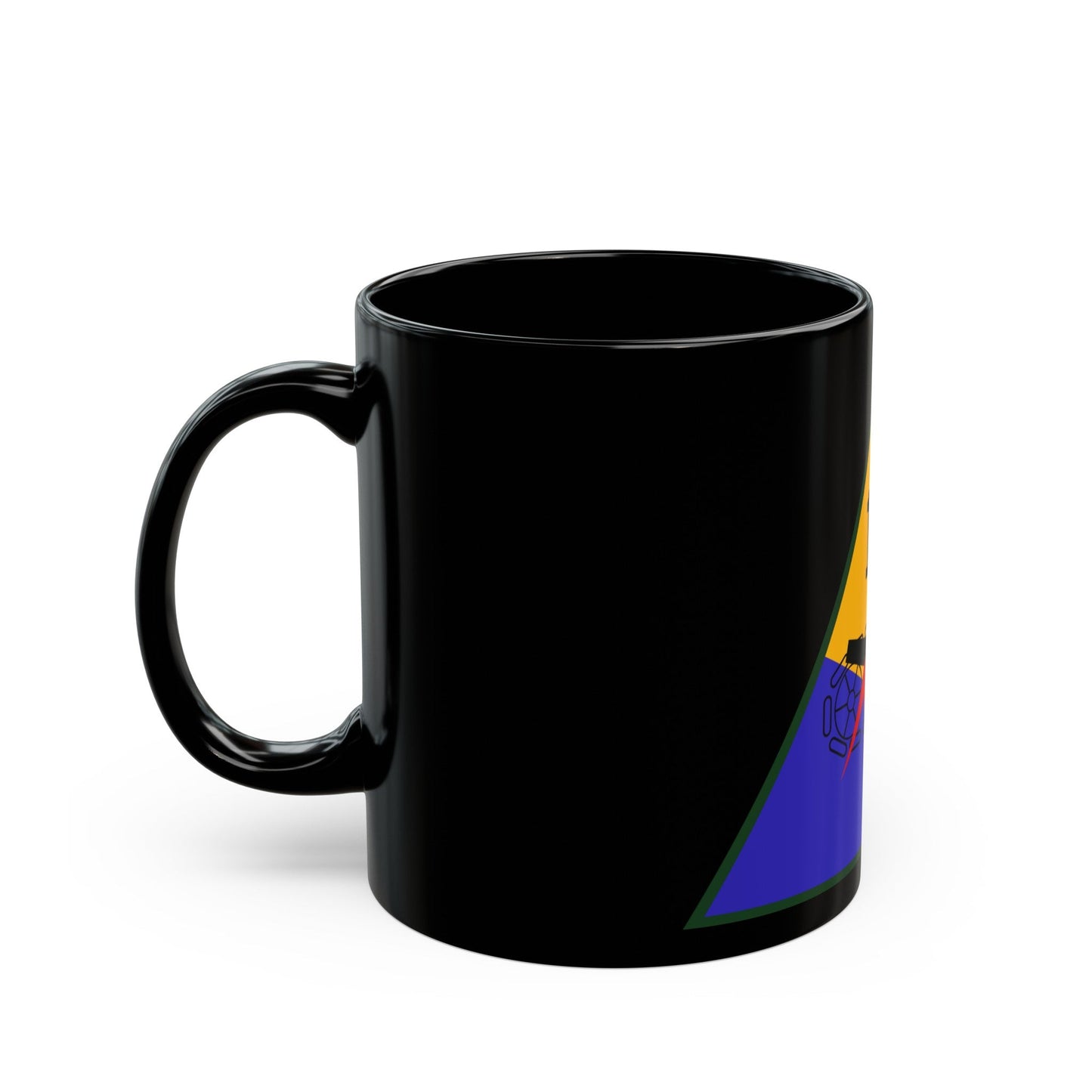 14th Armored Division (U.S. Army) Black Coffee Mug-The Sticker Space