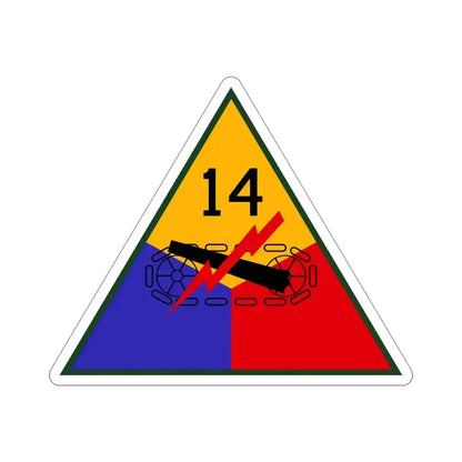 14th Armored Division (U.S. Army) STICKER Vinyl Die-Cut Decal - The Sticker Space