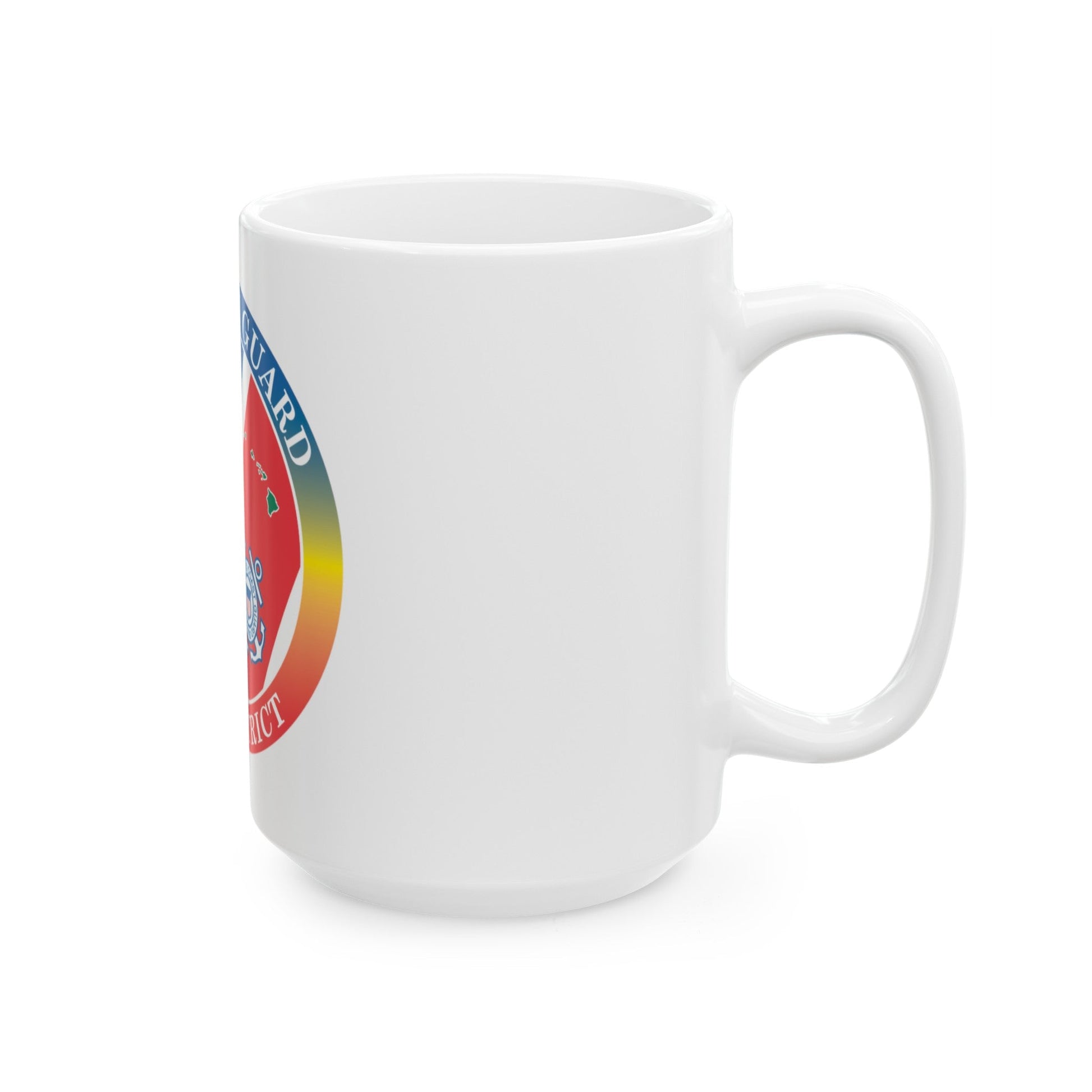 14th CG District (U.S. Coast Guard) White Coffee Mug-The Sticker Space