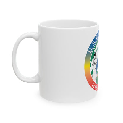 14th CG District (U.S. Coast Guard) White Coffee Mug-The Sticker Space