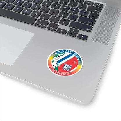 14th CG District (U.S. Coast Guard) STICKER Vinyl Kiss-Cut Decal - The Sticker Space