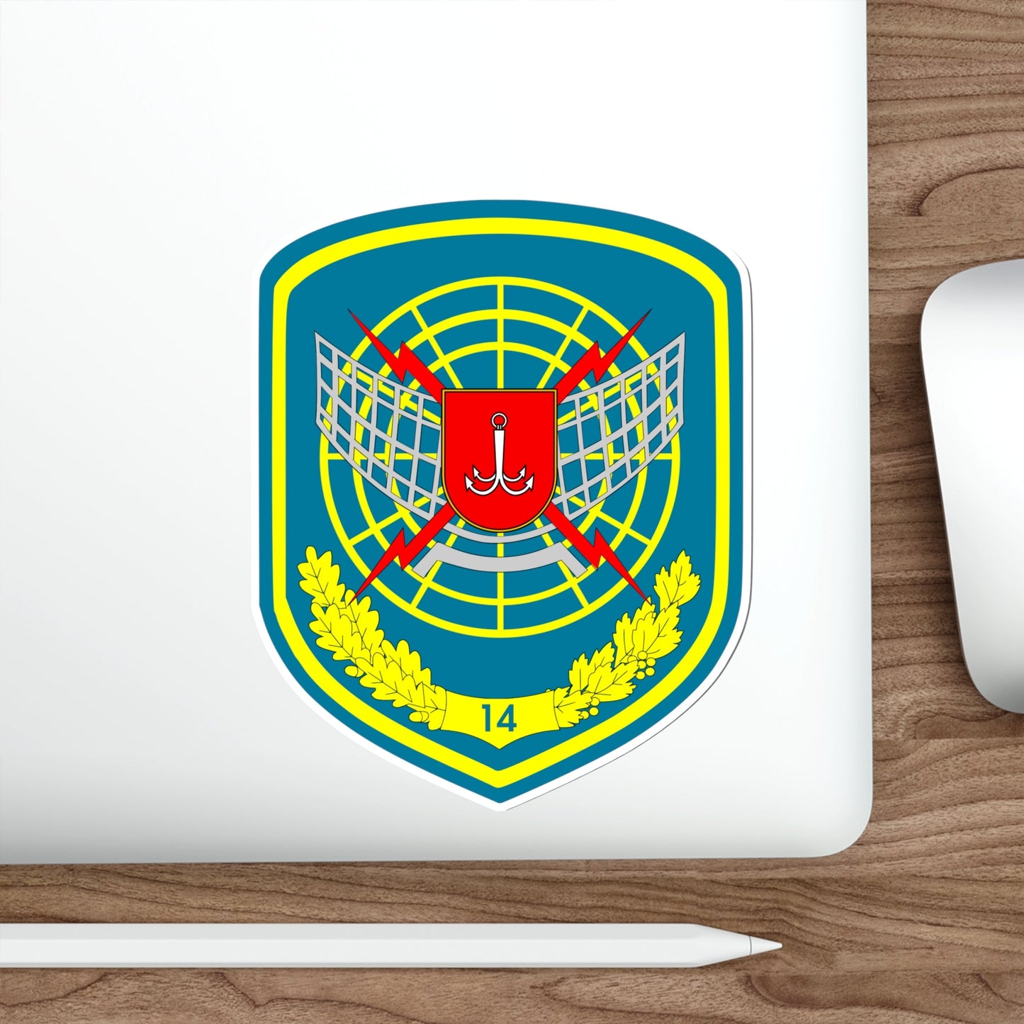 14th Radio-Technical Brigade (Ukraine) STICKER Vinyl Die-Cut Decal-The Sticker Space